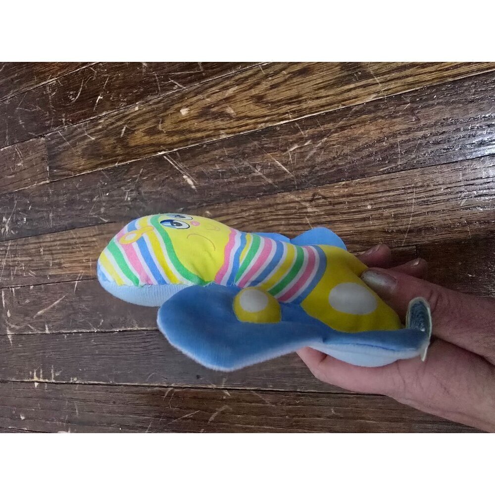Vintage 1985 Playskool Baby GLO Friends Plush Toy Soft Squeaker - Picture 5 of 10